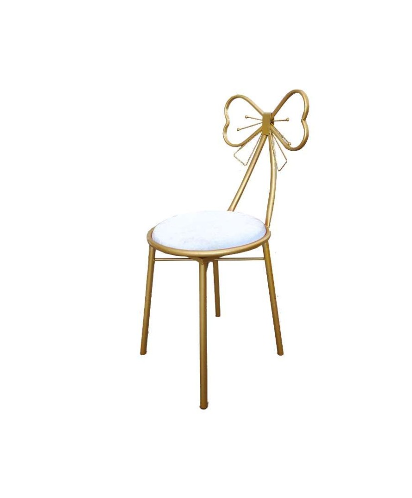 White/gold Papillon chair
