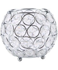 Photophore ball crystal silver
