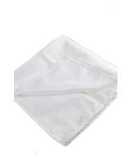 Serviette de table unie blanche 50cm *50cm  x10