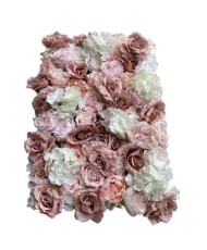 Plaque mur fleurs nude 40x60cm - CAMELIA