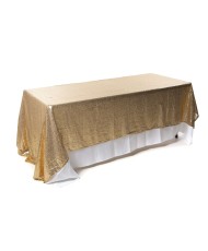 Nappe rectangle sequin or...