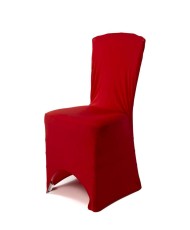 Housse de chaise lycra arc rouge