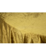 Nappe velours Or ronde 280cm
