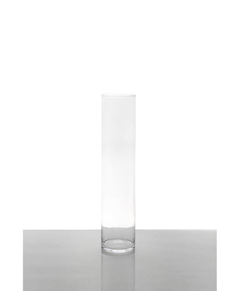 Vase cylindrique H45cm D10cm X 6 Pcs