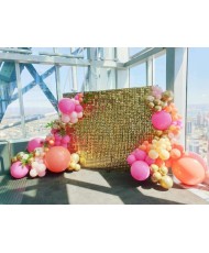 Backdrop sequin Or 240 cm