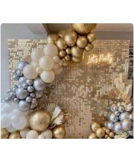 BACKDROP SEQUIN OR 240CM