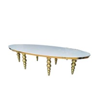 Table Ovale Or 3m - Moda