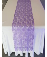 Chemin de table en dentelle violet x 10 pcs
