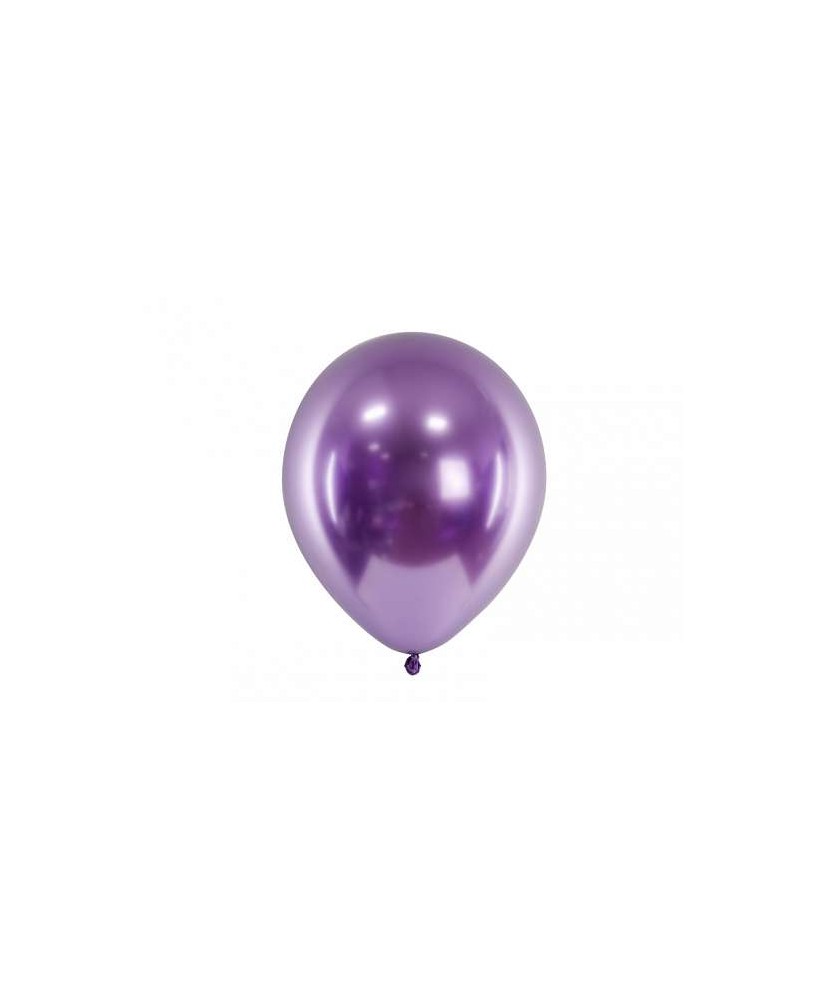 Ballon brillant glossy 30 cm violet pour événement et pas cher