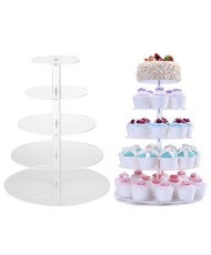 Support 5 etage cup cake en acrylique transparent  EVA