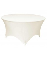 Nappe lycra ronde blanche...
