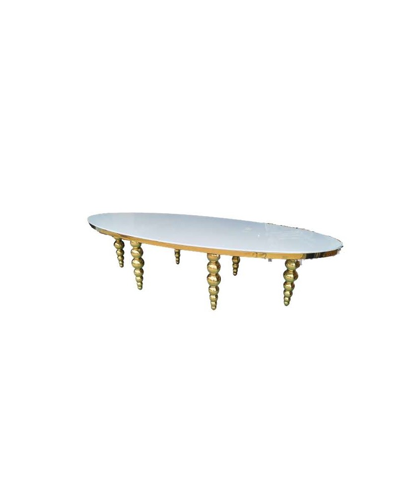 Table ovale or rose 3m - Soda